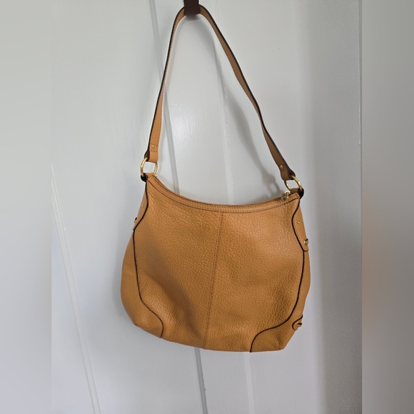 Mustard Yellow Leather The Sak  Shoulder Bag - Picture 3 of 6